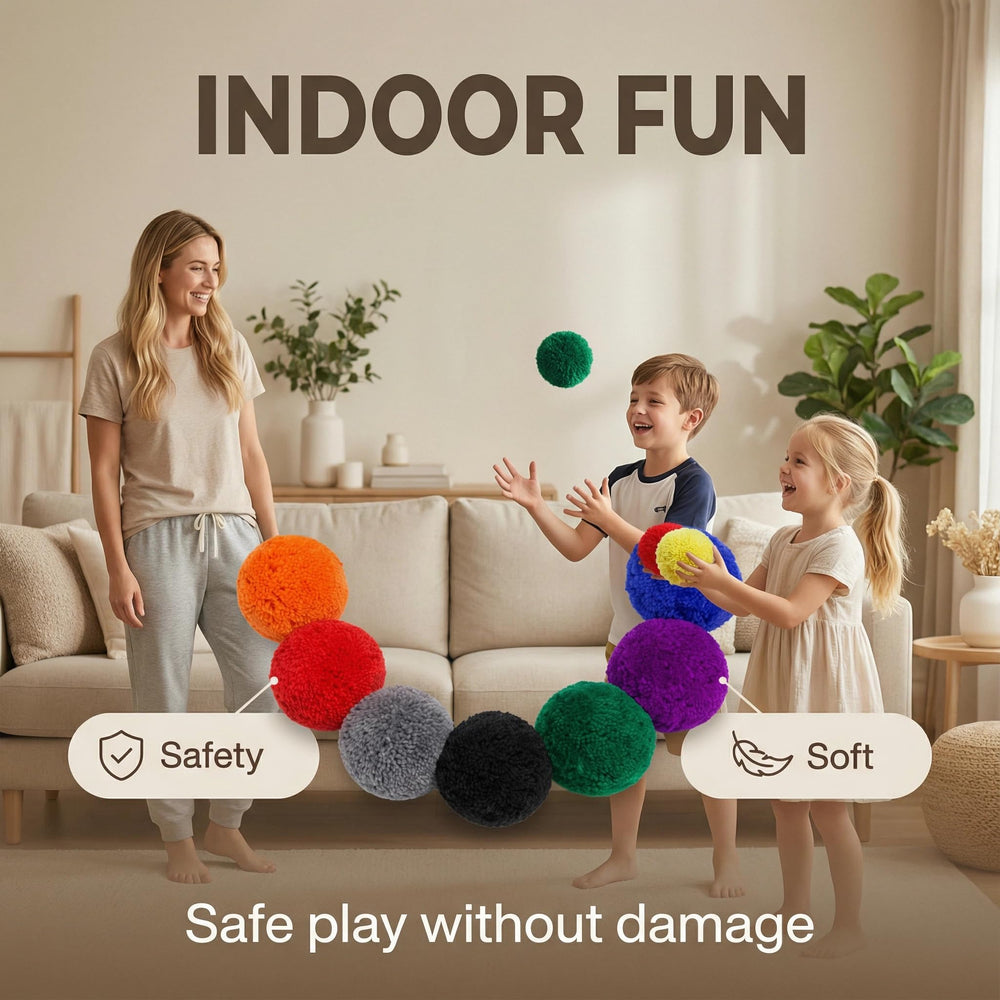 FLYIO kid-friendly soft foam dodgeball in action for gentle catches