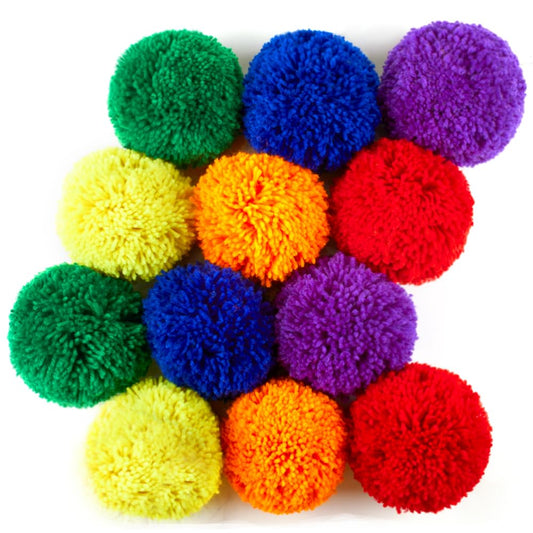 FLYIO soft fleece balls 4-inch close-up for safe indoor play