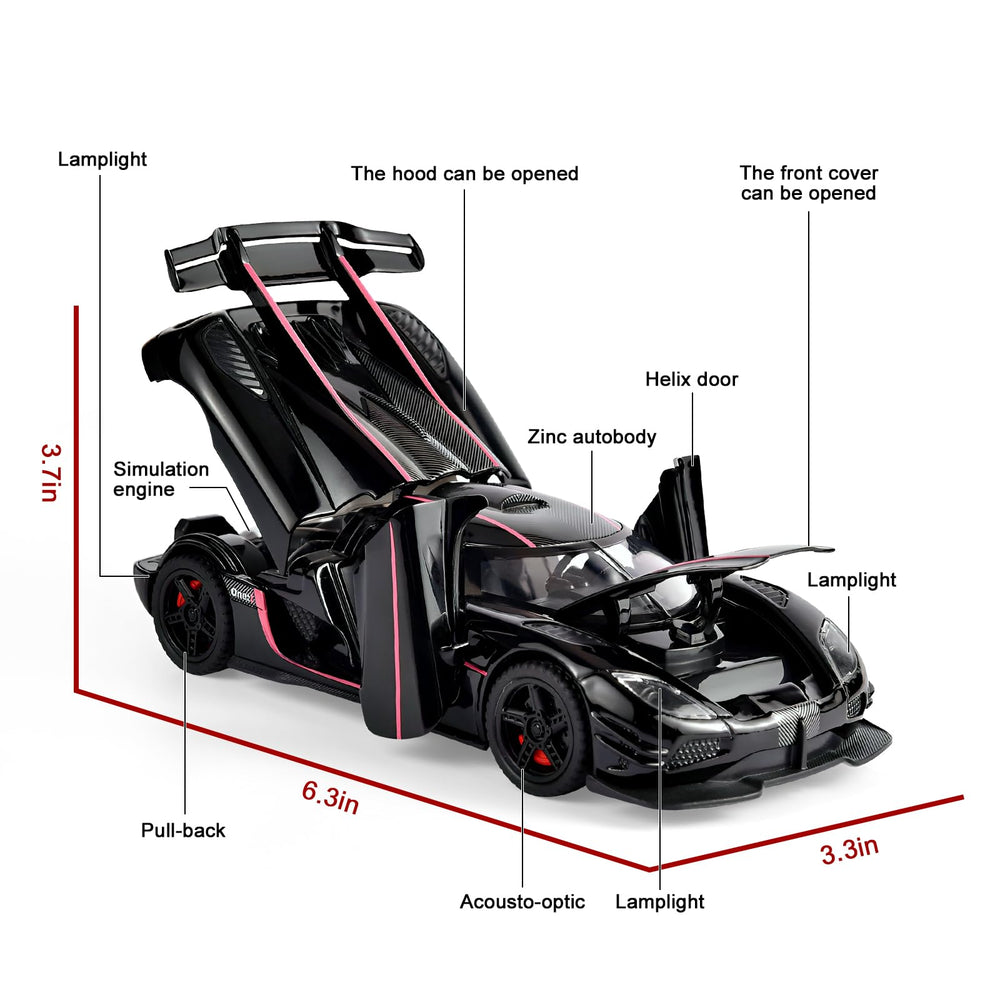 Gift-ready FLYKIRIN Koenigsegg One model car packaging
