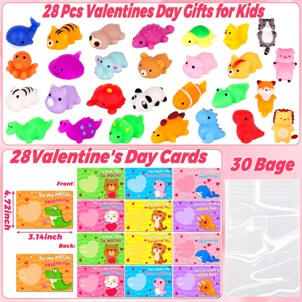 FLYSNK mochi squishy toys with animal designs, ideal as kid-friendly party favors.