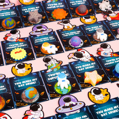 FLYSNK Valentine designs feature seven galaxy motifs.