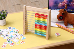 Flzoaveus wooden abacus ideal for group activities in early education.