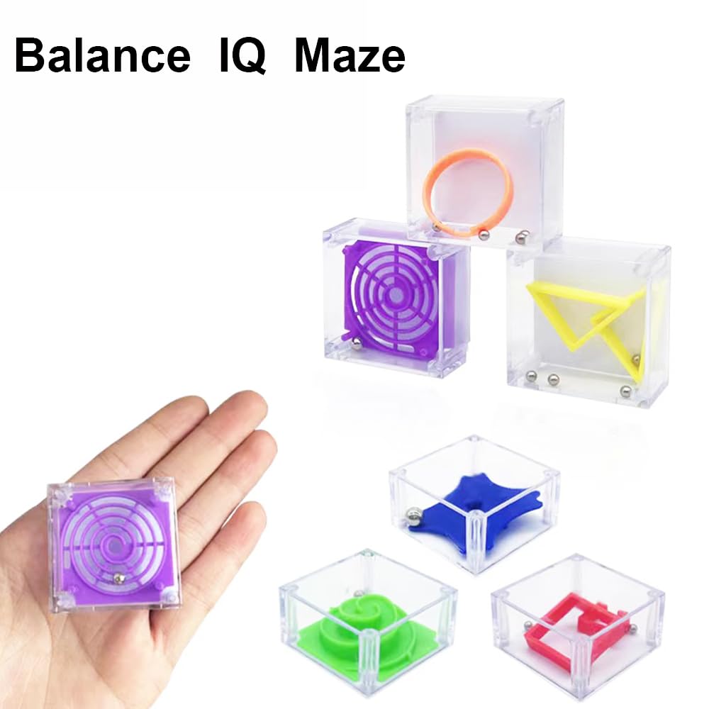 Fnqiank Balance IQ Maze Cube, ball-and-maze play promotes focus and fine motor control.