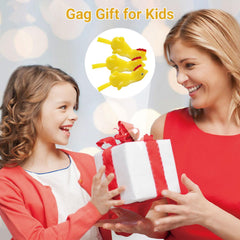 fnqiank non-toxic rubber chicken – sturdy slingshot for family fun