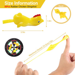 fnqiank rubber chicken close-up – flexible, non-toxic material for safe play