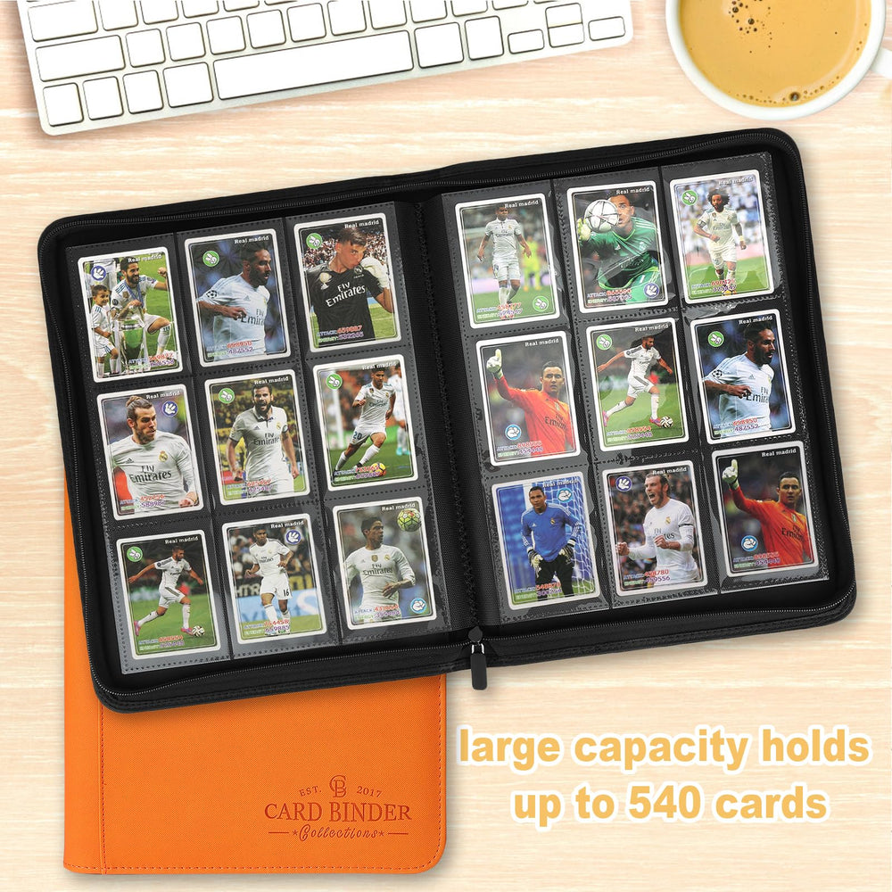 Foalgo 540-capacity binder stores a large card collection safely.