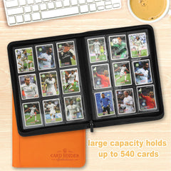 Foalgo 540-capacity binder stores a large card collection safely.
