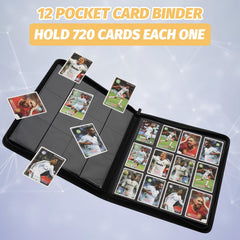 Foalgo 12-pocket per page design holds up to 720 cards