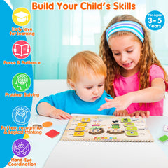 Foayex durable cardboard construction supports sturdy, kid-friendly pages.