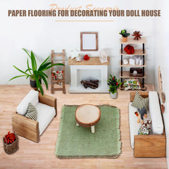 FOBSME wallpaper for living room areas helps create cozy, detailed interiors.