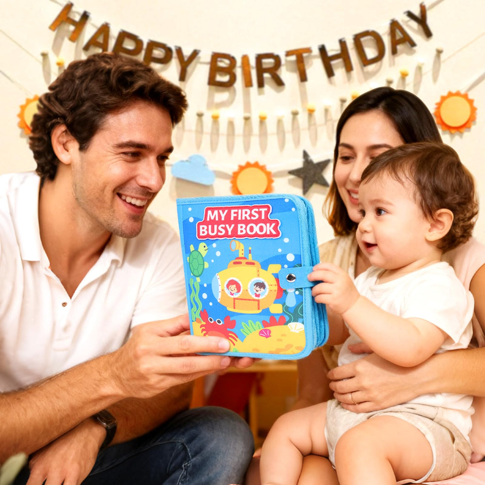 FoenixArte Ocean Busy Book durable-soft-felt design ensures safe play for toddlers.