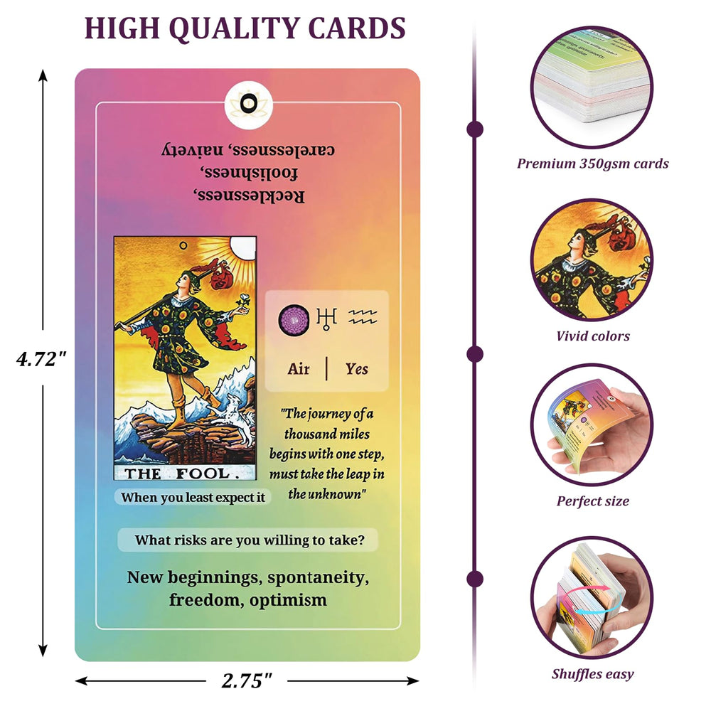 Fofeadm durable 350gsm cards with sharp print
