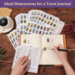 Fofeadm tarot stickers decorating notebooks, cups, and phones
