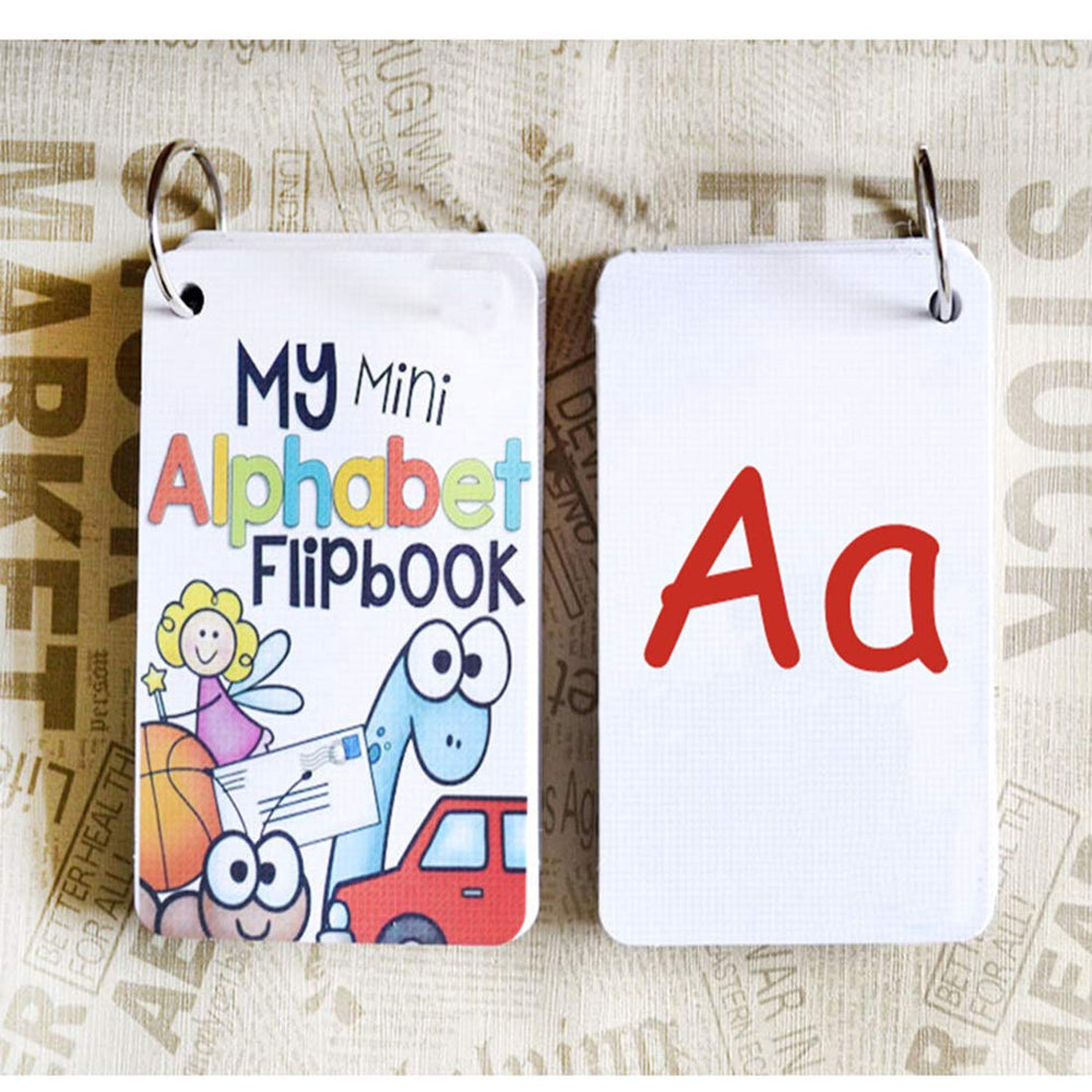 Fogeal ABC flash cards with iron rings for easy organization and tracking.