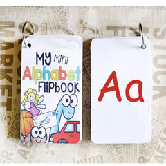 Fogeal ABC flash cards with iron rings for easy organization and tracking.