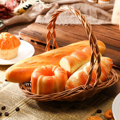 Foilswirl honey concave bread toy with satisfying squeeze and aroma during breaks