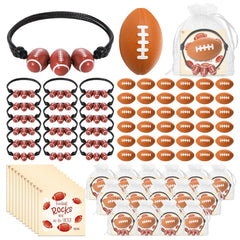 Foilswirl football stress balls offer compact, durable fun for quick party play.