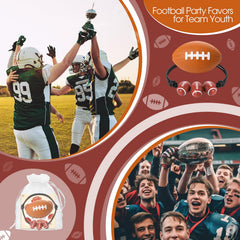 Foilswirl Valentine football gifts boost festive party vibes.