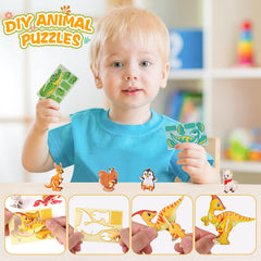 FOIMAS 3D bear puzzle sparks storytelling and fine motor practice
