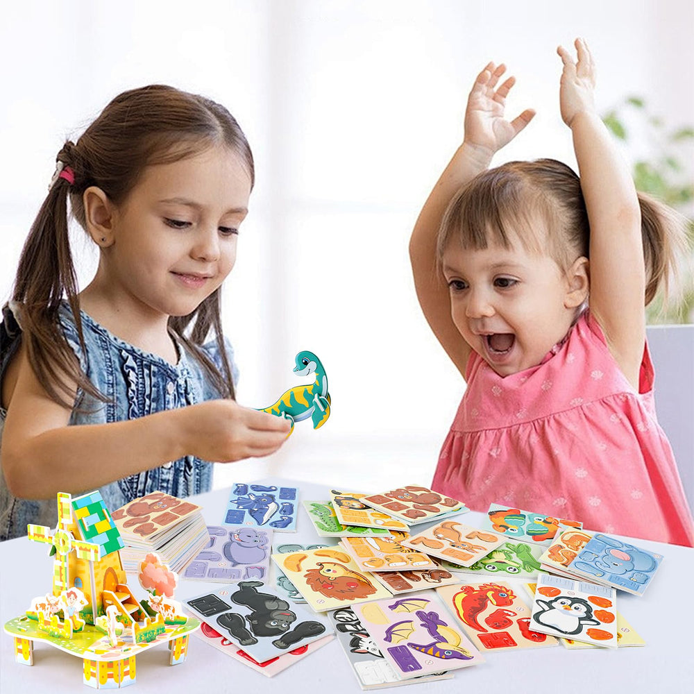 FOIMAS 3D zebra puzzle boosts cognitive play and visual tracking