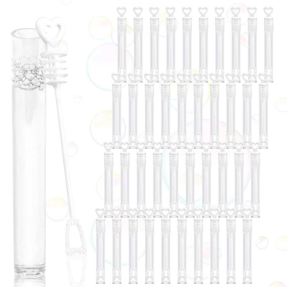 FOIMAS baby shower bubble wand white with heart motif for celebration.