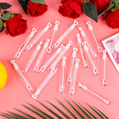 FOIMAS heart-design wedding bubble wand white shows romantic motif.