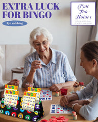 FOKDUVB card holder bingo-theme look complements bingo or tab games.