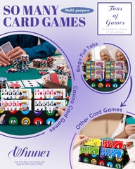 FOKDUVB card holder four slots allow quick checks and neat arrangement.