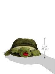 Folkmanis Baby Turtle Puppet green shell detail ideal for pretend play.