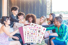 Foosproea Sleepover Bingo Set offers a complete party activity for celebrations