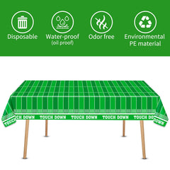 Football Party Supplies Set 20 cups for beverages and spills protection