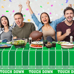 Football Party Supplies Set easy cleanup and party setup at tailgate or home game