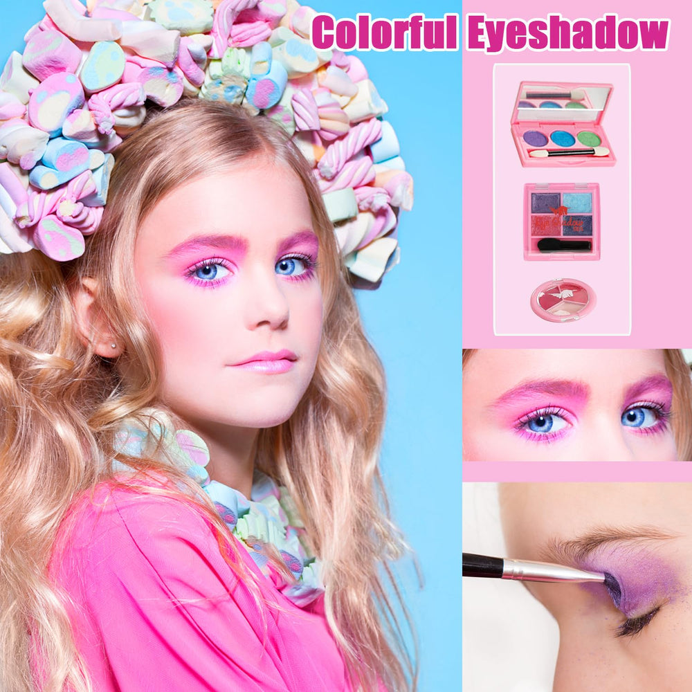 For Ideahome eyeshadow palette with gentle colors for imaginative looks.