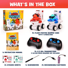 Force1 Flush Fighters remote cars provide up to 30m control range.