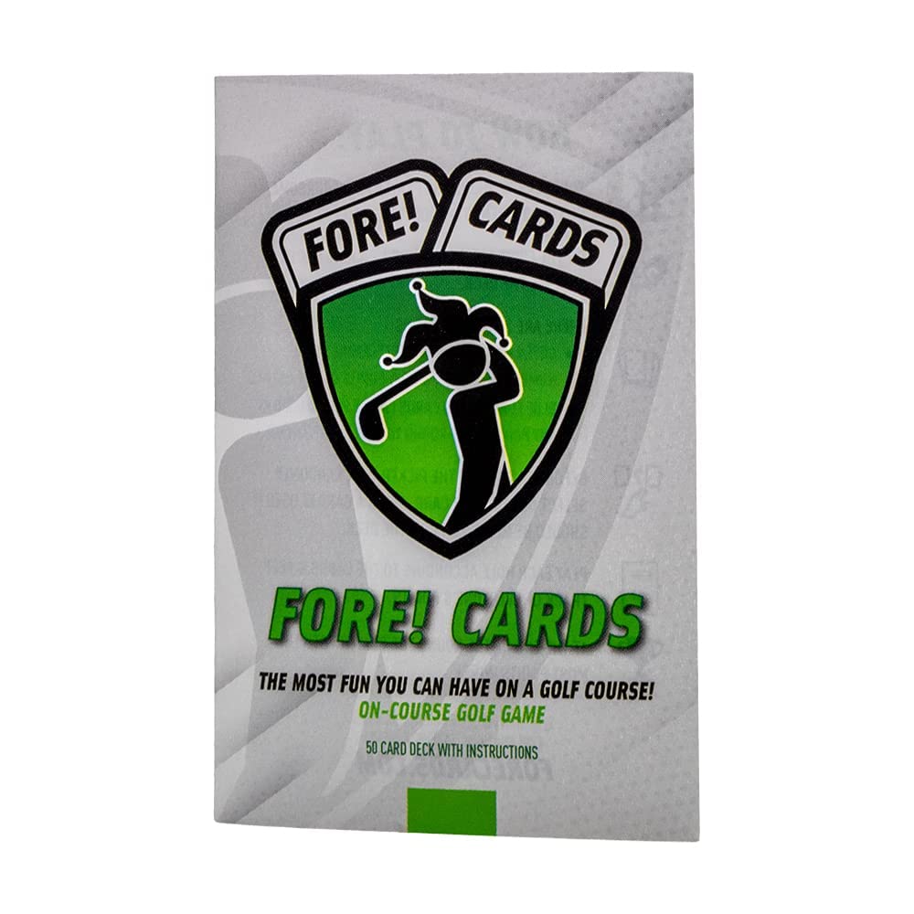 Fore Cards On Course makes a thoughtful gift for golfers.
