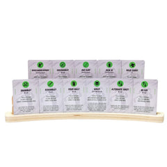 Fore Cards On Course durable, water-resistant materials withstand outdoor golf.