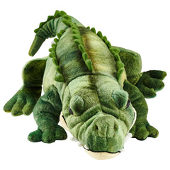 Forest and Twelfth crocodile plush close-up showing soft fur texture for comforting play.