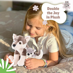 Forest & Twelfth nursery wolf decor, ideal for bedroom and baby shower decorations.
