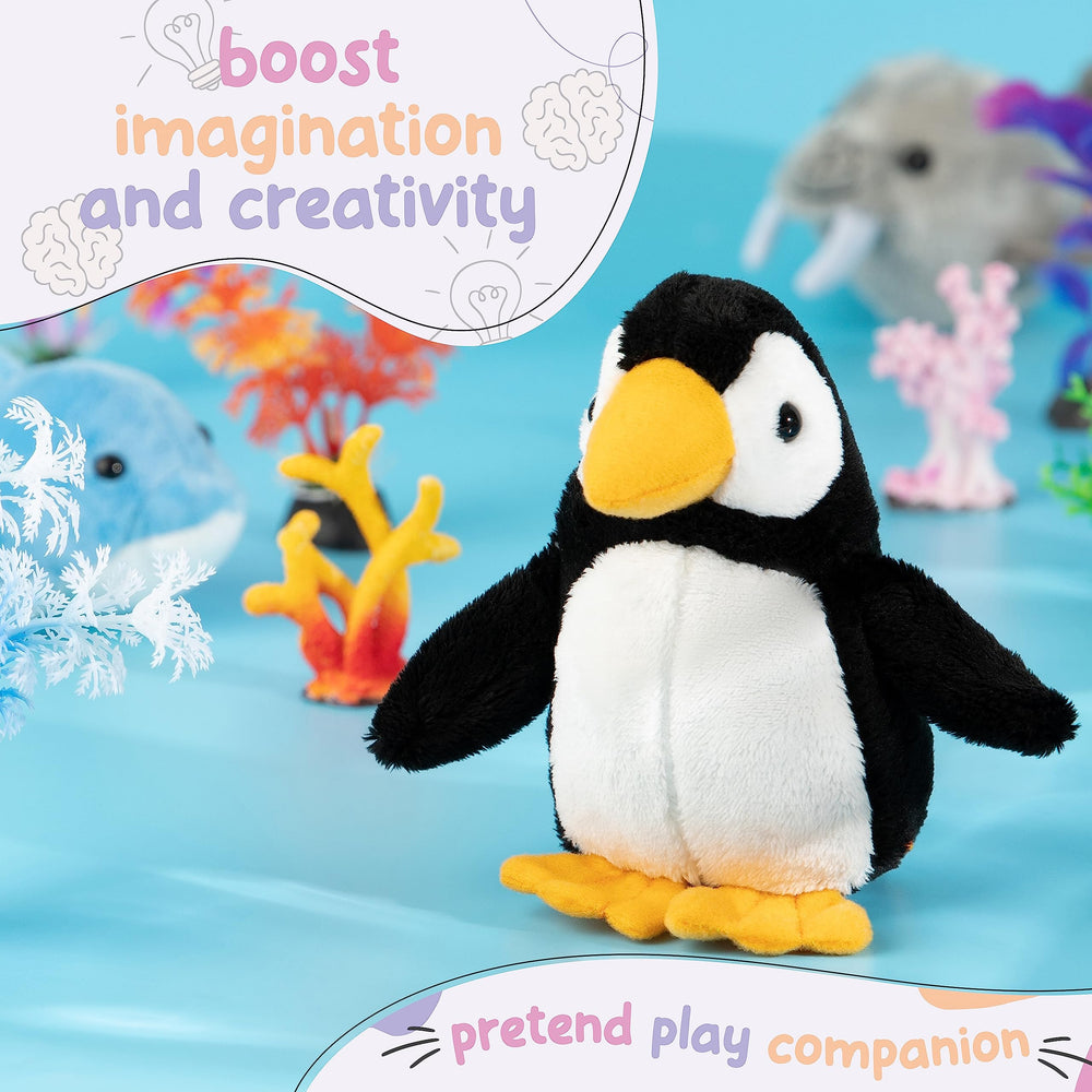 Forest and Twelfth penguin plush, cuddly animal friend for classroom prizes.