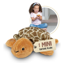 Forest & Twelfth stuffed tortoise pocket-sized plush for on-the-go imaginative play.