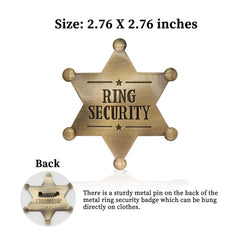 ForFine ring security badge back pin visible for secure attachment to clothing