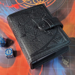 Forged Dice Co. Tome Edition spine stitching shows durable construction for table play