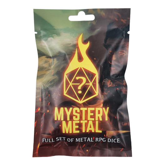 Forged Dice Co mystery metal dice bag, sealed exterior, inviting surprise and collection.