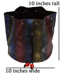 Forged Dice Co. velvet-lined faux dragon hide interior for premium dice protection