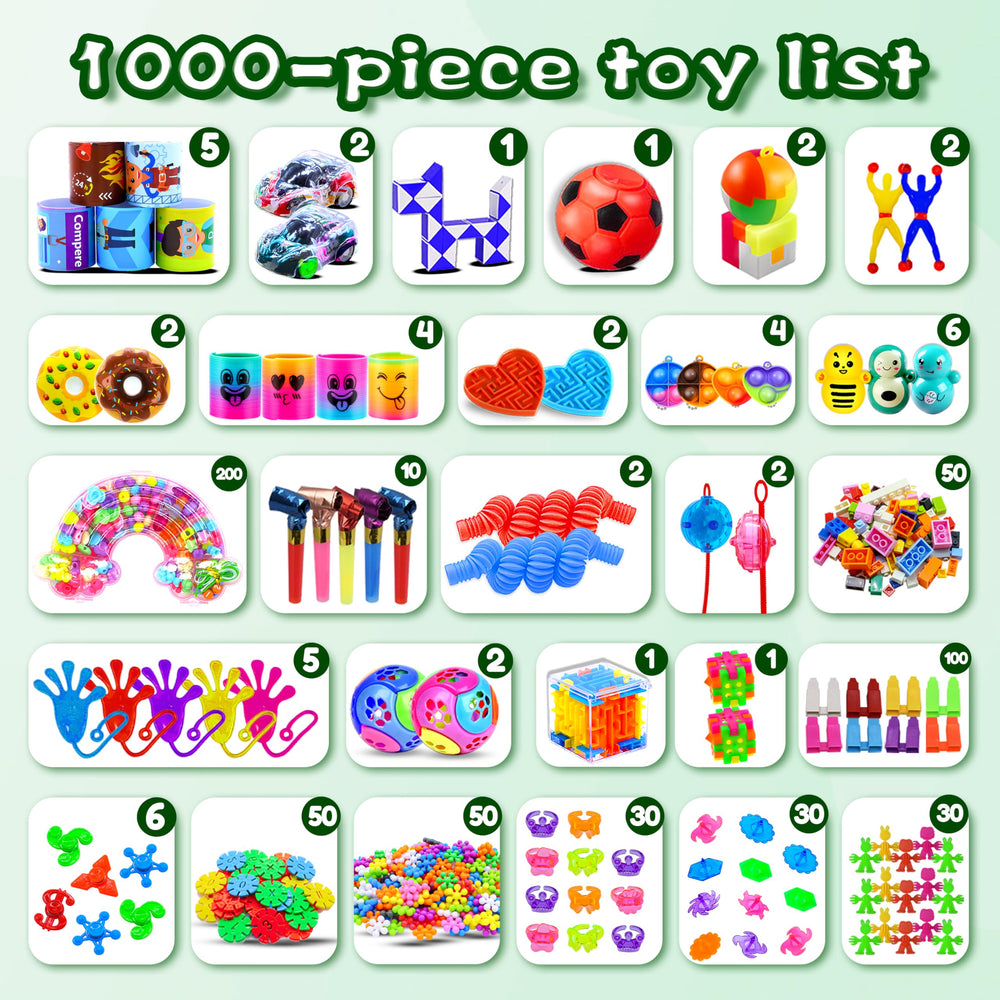 FORLINX goodie bags stuffer treasure box—compact toys easy to distribute