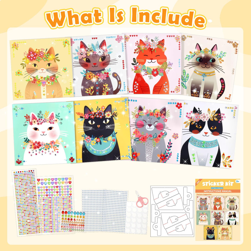 Fortand Gem Art Sticker Kit over 1000 gem stickers fuels creative play