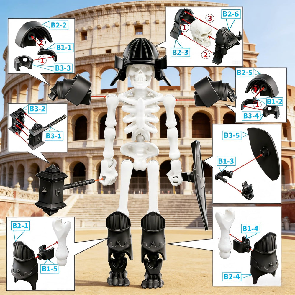 FortiTrust T13 set featuring weapons and shields for immersive battlefield storytelling