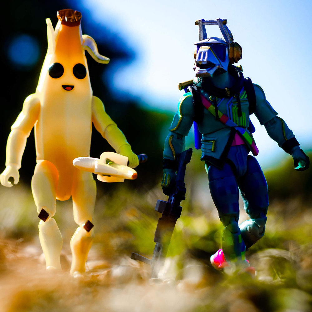 Fortnite DJ Yonder figure shows detailed outfit decoration for display