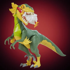 Raptor action figure includes chicken accessory for display scenes