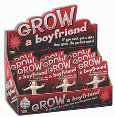Forum Novelties Grow a Boyfriend novelty grows to full size up to 12 inches for playful photo moments.